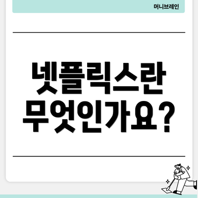 넷플릭스란 무엇인가요?